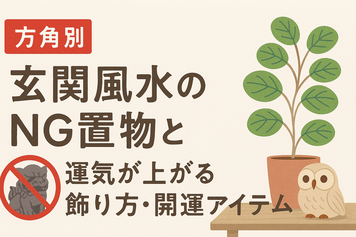 風水で幸運を引き寄せる！玄関におすすめの置物とインテリアを紹介 - トラブルブック