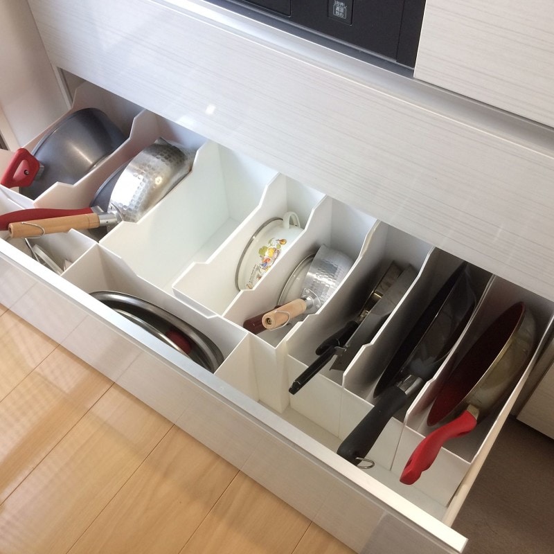 フライパンの収納にファイルボックス!? 無印良品 で見つけた1500円以下限定！キッチン収納アイテム5選Domani