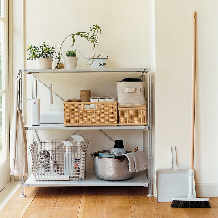 無印良品 ステンレスワイヤーバスケットの収納実例をブログでレポート