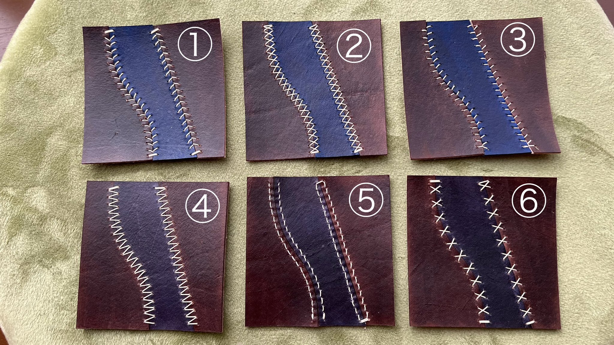 端革を組み合わせてパッチワークペンケースをDIY 家具・インテリア Re:CENO リセノ