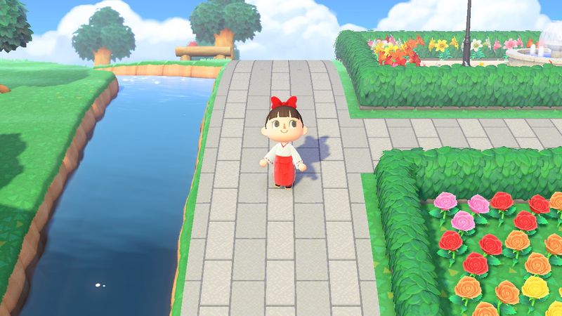 🌳 Go through the forests and you can see a small shrine and beach lead tothe neighboring islands. 2025年最初の投稿です 森を抜けると小さな神社⛩️ 鳥居越しに向こうの島が見えます今年もよろしくお願いします。あつまれどうぶつの森あつ森