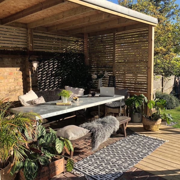 お庭のアクセントに！おしゃれな日よけ空間“パーゴラ”。グランテラス・デザイン