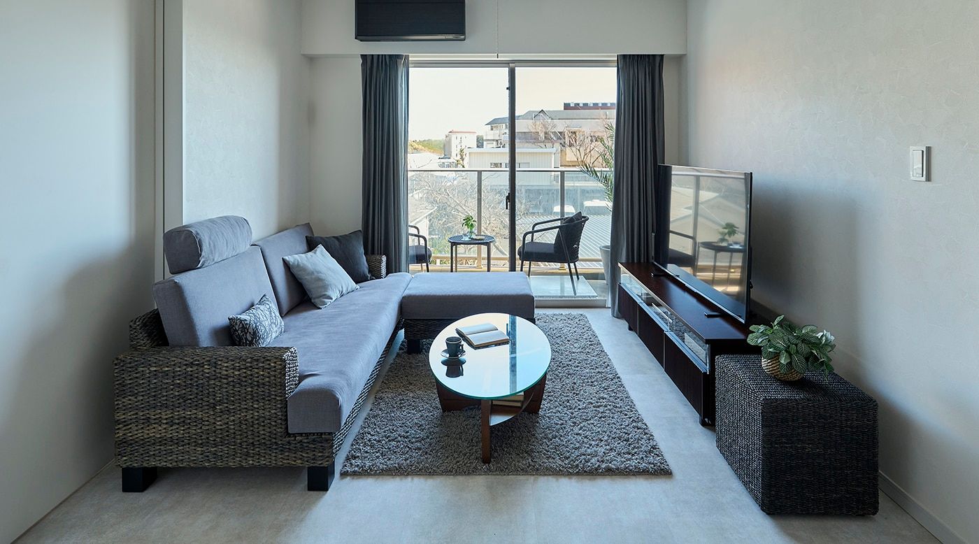 グレー×ホワイト×ブラックのお洒落リビングインテリア実例42選インテリアFORCE