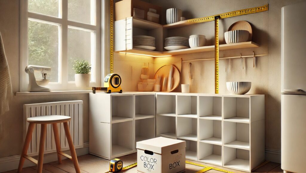カラーボックスで作る食器棚のほこり対策術！おしゃれ収納の工夫満載