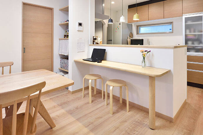 対面キッチンのレイアウト実例集おしゃれで使い勝手良くするには？千葉の注文住宅 君津住宅 kimijyu