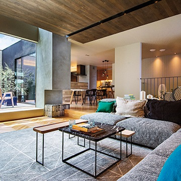 仕事も休息もできる、機能的なリビングルームインテリアコーディネート依頼相談実例