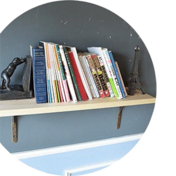 AmazonDHYBDZ壁用ホワイトフローティング本棚、LEDライト付きフローティングシェルフ、無垢材フローティングシェルフ、壁装飾棚1個、寝室、リビングルーム、キッチン用,Natural,120cm 48inオープンシェルフ・ラックオンライン通販