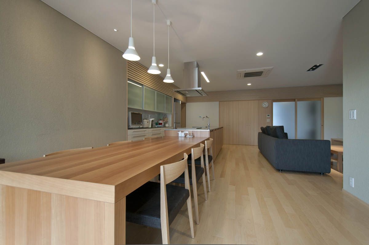 人気の横並び・一体型ダイニングキッチンでおしゃれ空間に！いつかキッチンを選ぶ日に。クリナップ