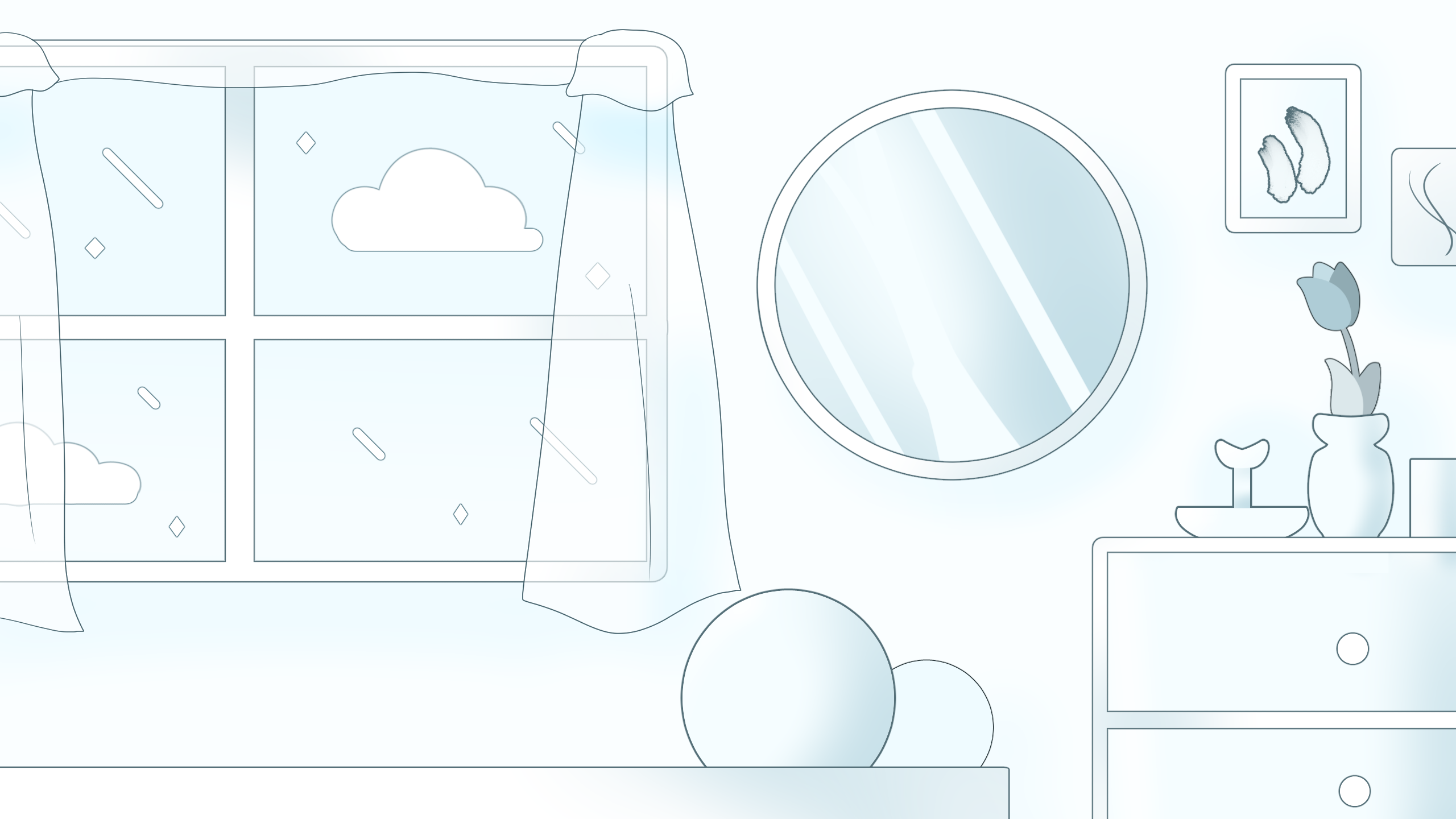 リビングルームのイラスト - お部屋の無料素材 - チコデザ