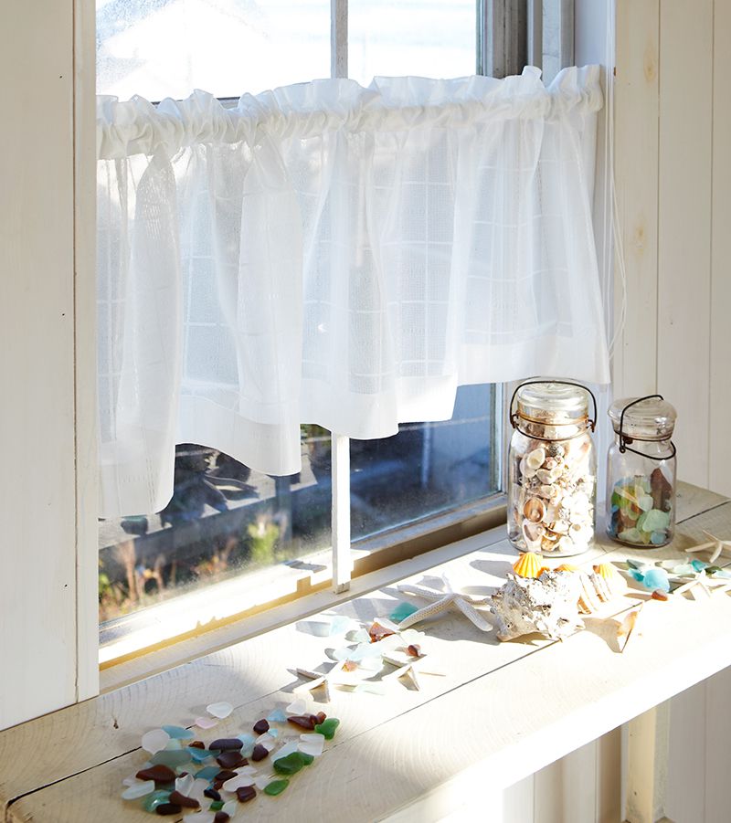 カーテンレールの無い窓に ギャザーカーテンを作ってみた リネン- YouTube