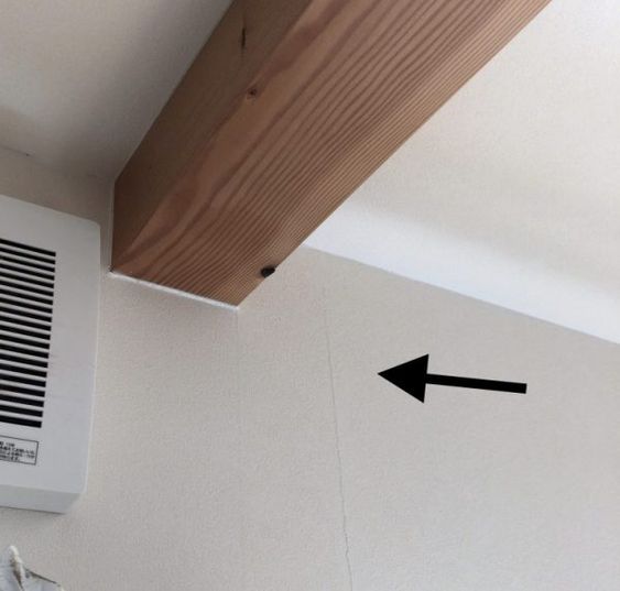 新居の一年点検 壁紙 クロス のひび割れ補修 - nonomaの快適ずぼら生活