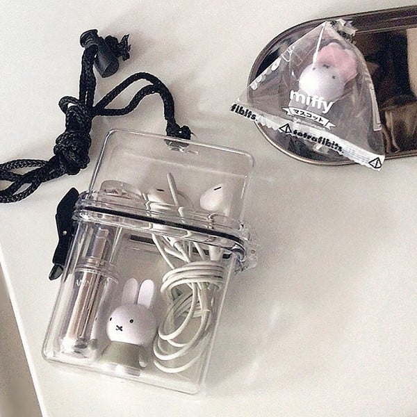 100均「クリアケース ワイド」の商品情報とサイズ・収納例。ダイソーとセリアとキャンドゥで販売 4906137326418