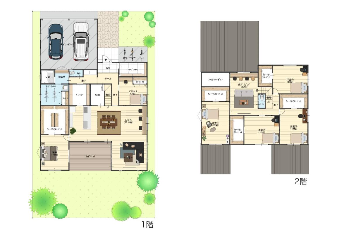 平屋の豪邸の魅力に迫る。間取りの実例や取り入れたいポイントを紹介