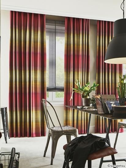 サンゲツ SC3094色の深みを感じるクラシック柄カーテンお洒落なオーダーカーテン通販店