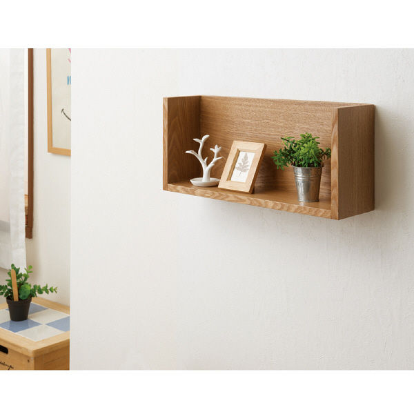 ウォールシェルフ コの字型 幅45cm 棚 飾り棚 壁掛け 壁掛け棚 ウォールシェルフ サイズ