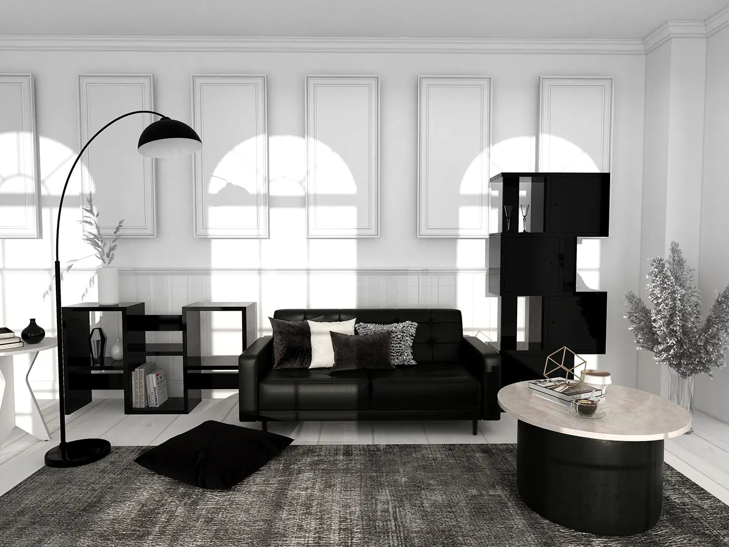 プチプラで作る！おしゃれなモノトーンインテリア特集4yuuu