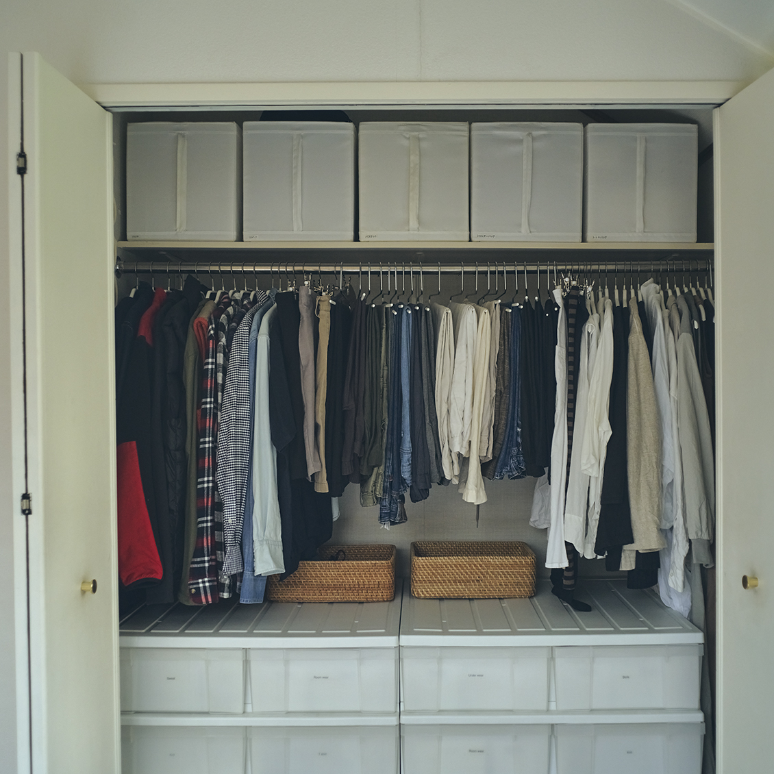 減額調整でクローゼットの扉をなくした結果everyday home