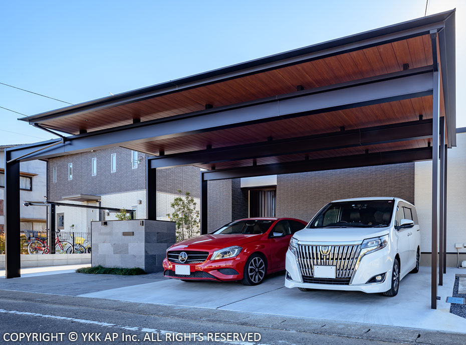 カーポートFⅡ - 施工事例- 外構・エクステリア専門店 まろうど