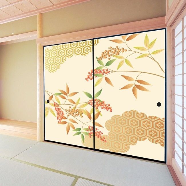 新感覚 ふすま紙 襖紙 洋風 和モダン 紙寸法 約 巾９８ｃｍ × 丈２０１ｃｍ ２枚 糊３５０ｇ セット 張替え 洋風 DIY おしゃれ ふすま 紙襖 張り替え na10703