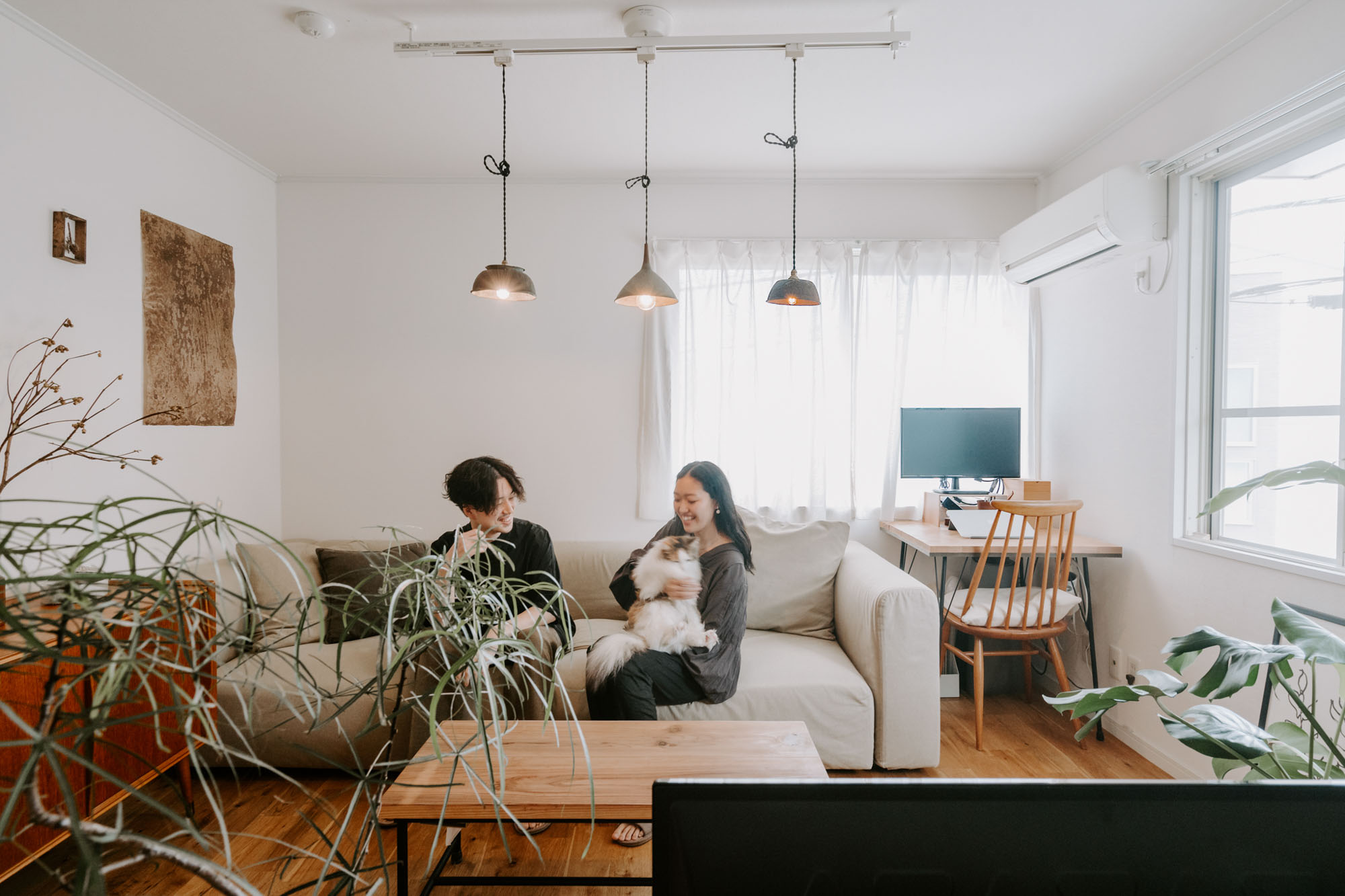 サイドテーブル サブテーブル ベッドサイド ソファ差し込み 高さ調整 木目調 コの字 YK-DESKF055Mパソコンデスク通販のデスク市場