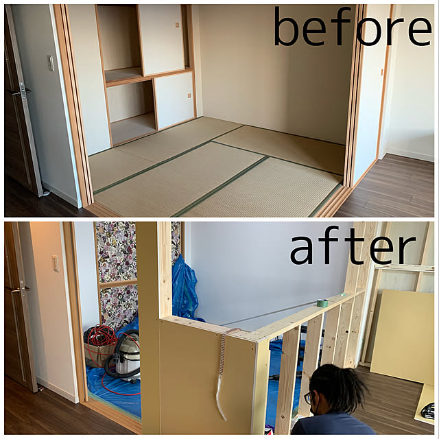 中和室をＬＤＫと一体化させ、収納充実、広々としたおしゃれな空間へ 熊本市│熊本市のリノベーション・リフォーム専門店│アイズリフォーム