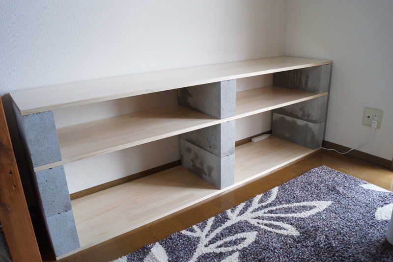 棚付きブロックシェルフ モジュール