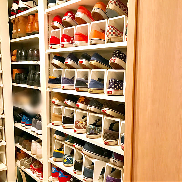 ワイヤーネットの収納テクニック