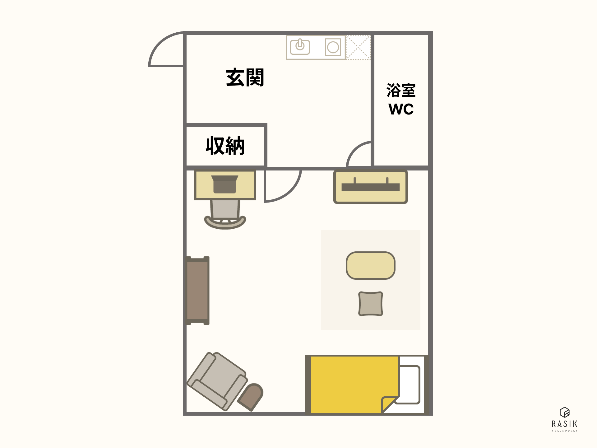 8畳1K・ワンルーム。シンプルに住みこなすインテリアレイアウト6選goodroom journal