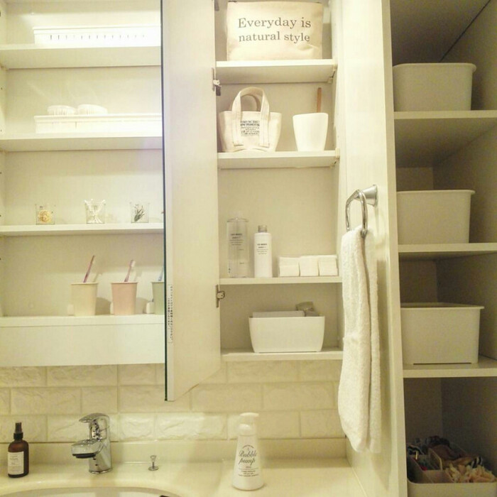 洗面所の収納アイデア10選！スッキリ快適な空間の作り方
