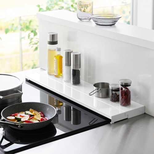 コンロカバー クロネコキッチン 幅60cm用日本製 レンジカバー ガスコンロカバー 油ハネガード レンジガード ガスレンジカバー 作業台60cm ステンレスカバー システムレンジ用カバー