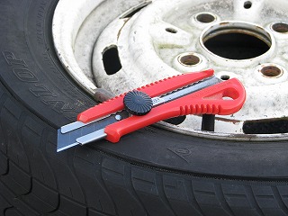 タイヤプランター - とりあえず庭 ときどき工作