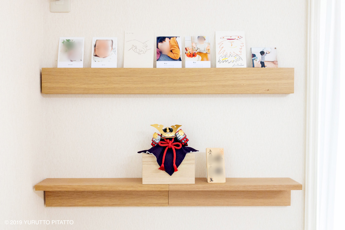 壁に付けられる家具箱無印良品