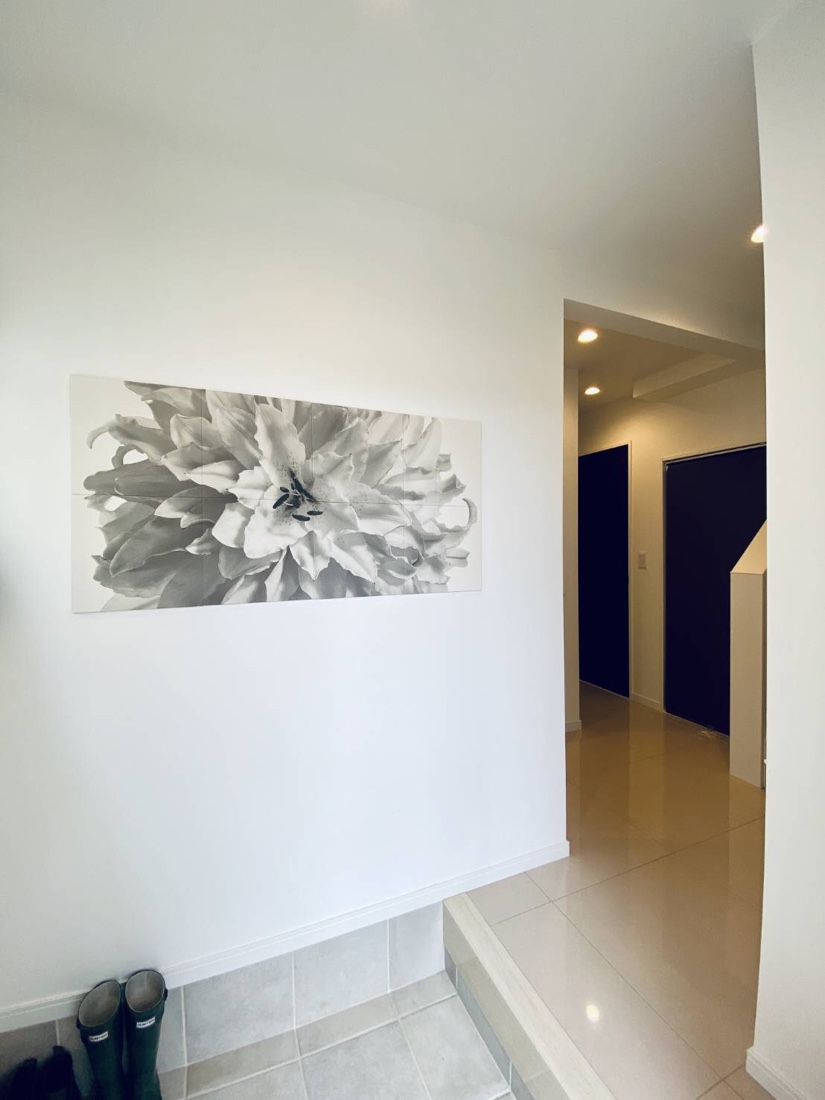 アトリエサクラ 社員ブログ:玄関ホールのエコカラット 施工事例vol.1