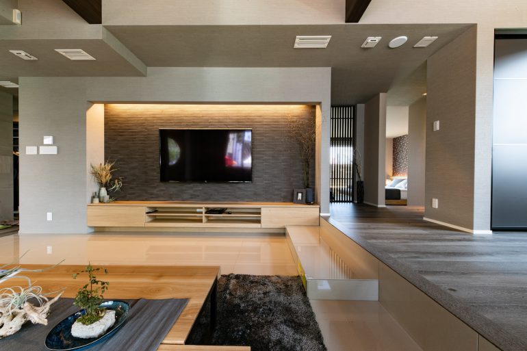 間接照明・エコカラットマンションリノベーション 札幌i・e・sリビング倶楽部