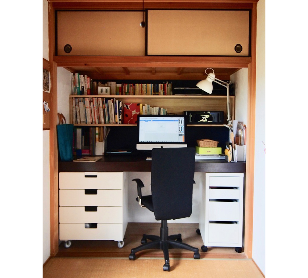 和室に書斎を作る。おしゃれな「押入れデスク」の実例まとめgoodroom journal