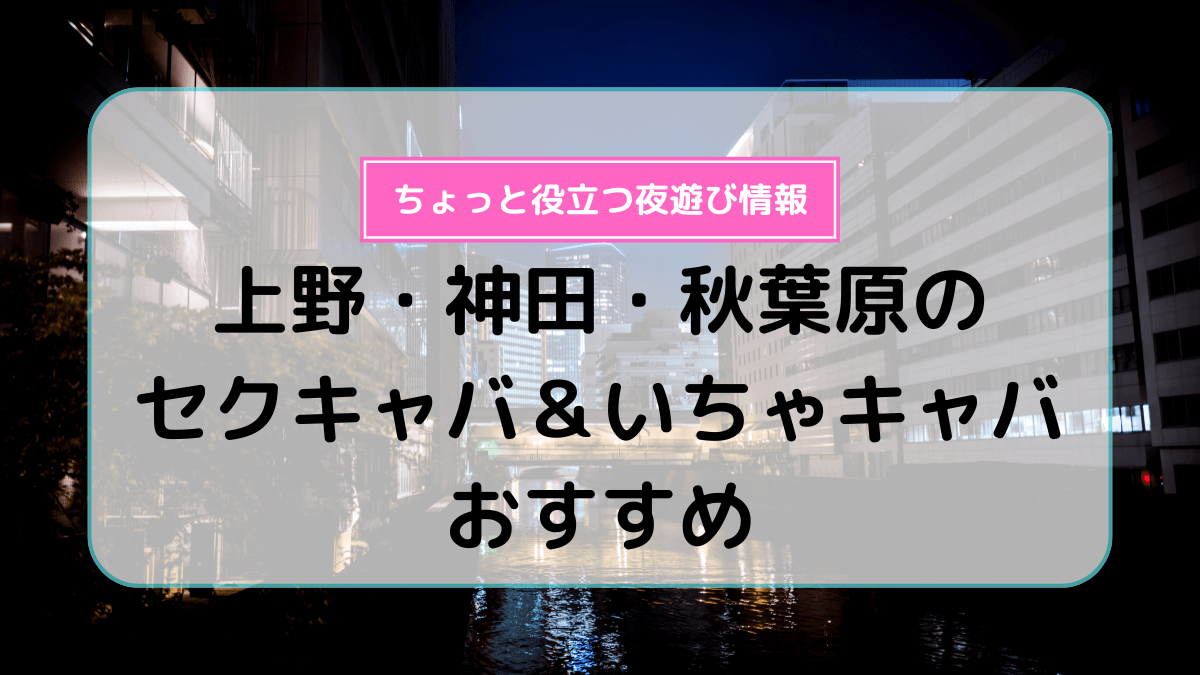 上野のセクキャバは年齢関係なく人気です | 上野のセクキャバはフリーでも楽しめるお店が多いからおすすめ