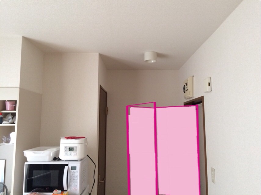 玄関入ってすぐキッチンやリビングがあるアパートの目隠し・仕切りアイデアイエコレクション iecolleインテリア、雑貨情報が満載のWEBメディア