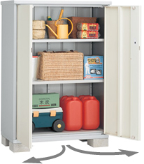 SPF材で作ったシンプル物置 ミニマルデザインで雨に濡れても腐食しにくい自作自錯自咲