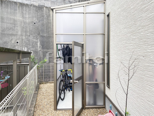 ストックヤードⅡ 片側ドア付きタイプの施工例一覧ストックヤードならエクスショップ