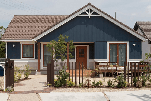 旧岡山RSK平屋展示場平屋 スウェーデンホームジャパン