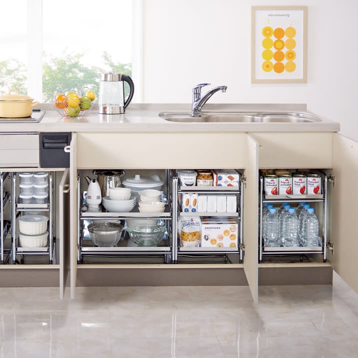 おしゃれで使いやすいキッチンにする、「見せる収納」方法のコツ特集・コラム - ディノス