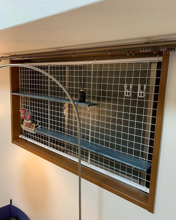 100均 ワイヤーネットのおしゃれなアレンジ・飾り方のインテリア実例RoomClip ルームクリップ