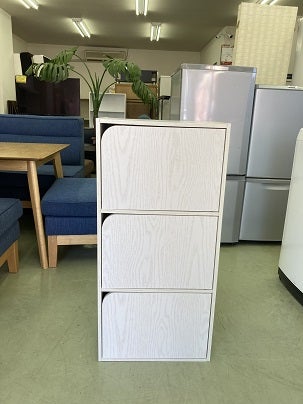 ニトリ カラーボックス3段扉付き組み立て方TikTok