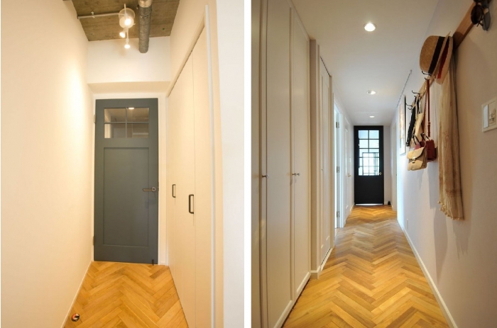 廊下に壁面収納を！ 本棚にも活用できる収納をDIYしませんか