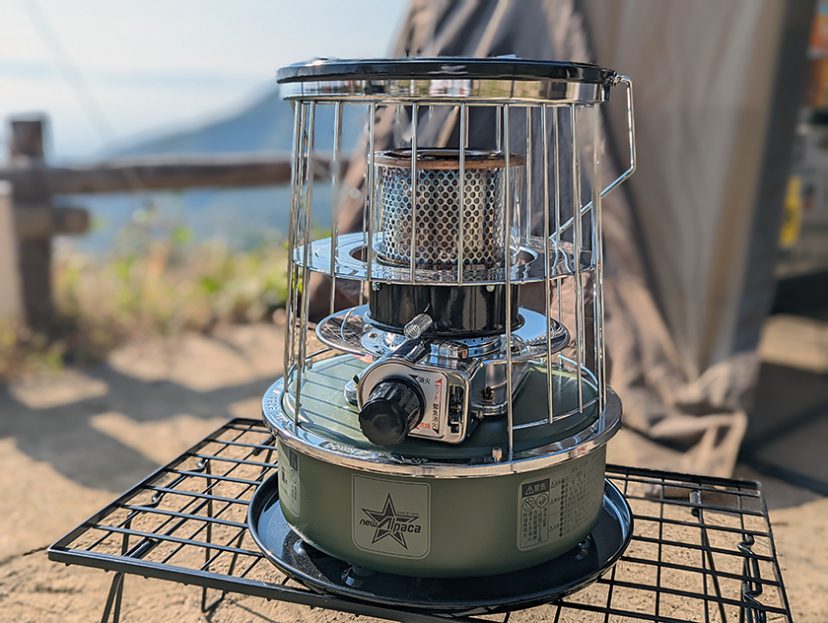 テーブルにも置ける「薪ストーブ」 キャンプ テーブルの上に置けるミニ薪ストーブ！焚き火