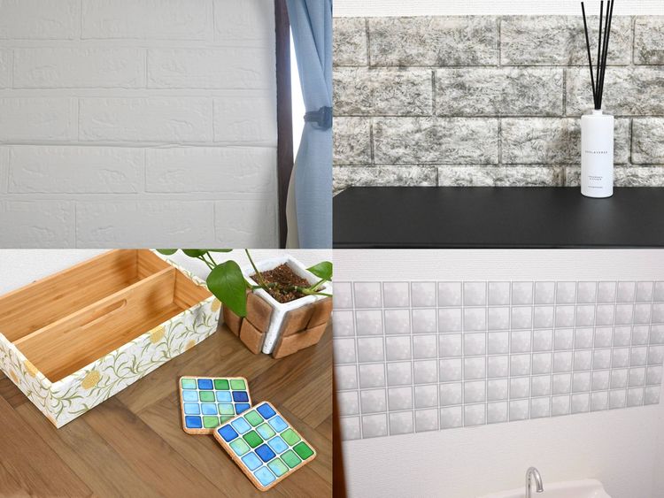 貼るだけでまるで本物！ダイソーのクッションレンガシート RoomClip mag