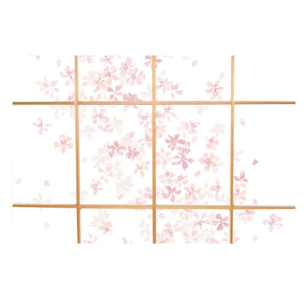 障子紙 おしゃれ プラスチック 和紙 破れない デザイン障子紙 イヌシリーズ パグ＆バタフライ