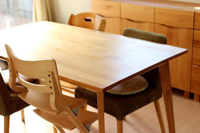 ソファは置かない我が家のダイニングテーブルゆるりとスッキリお片付け