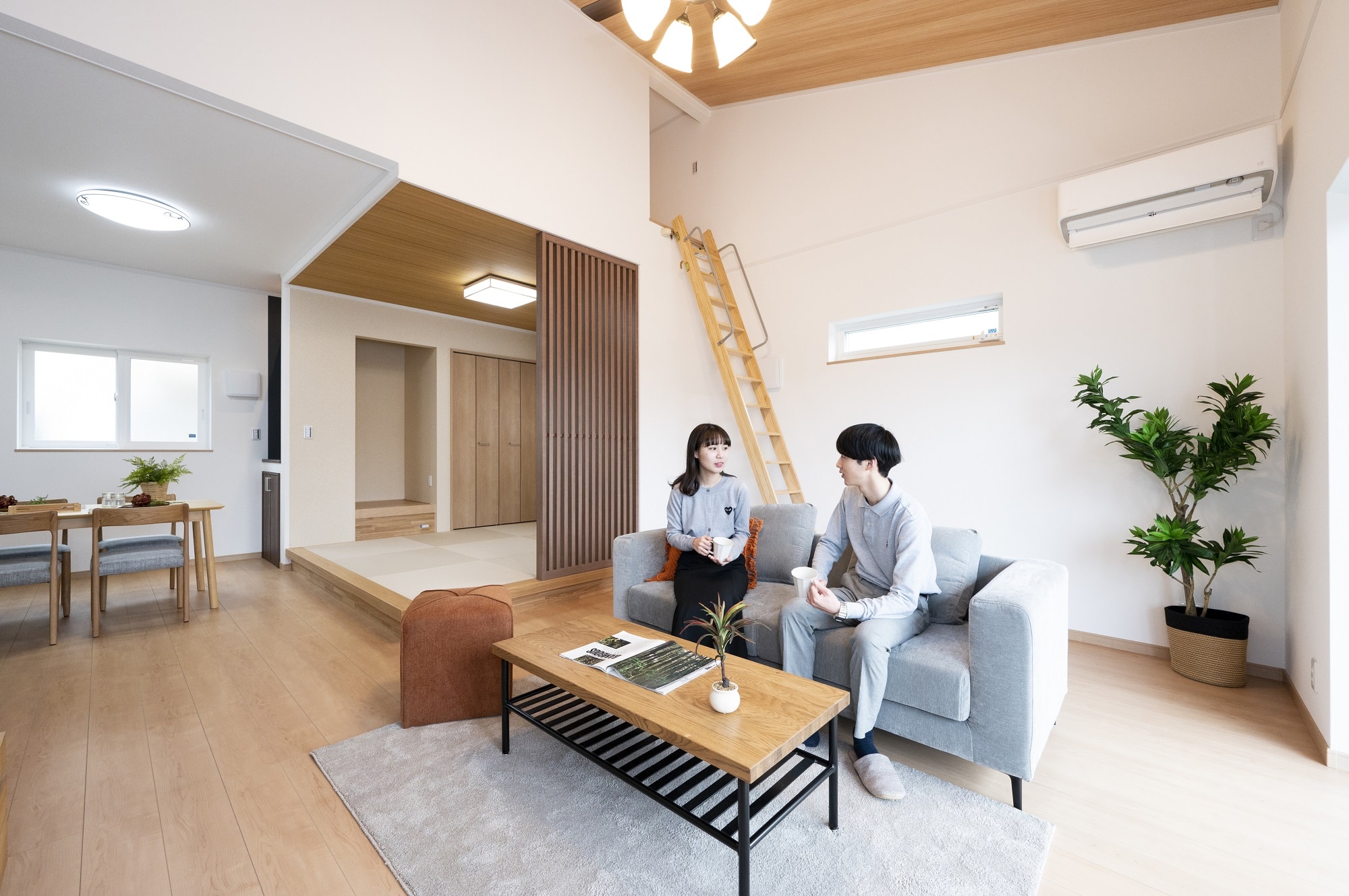 勾配天井のある平屋メリット・デメリットやおしゃれに見せるコツを解説茨城県の輸入住宅 四季彩建設