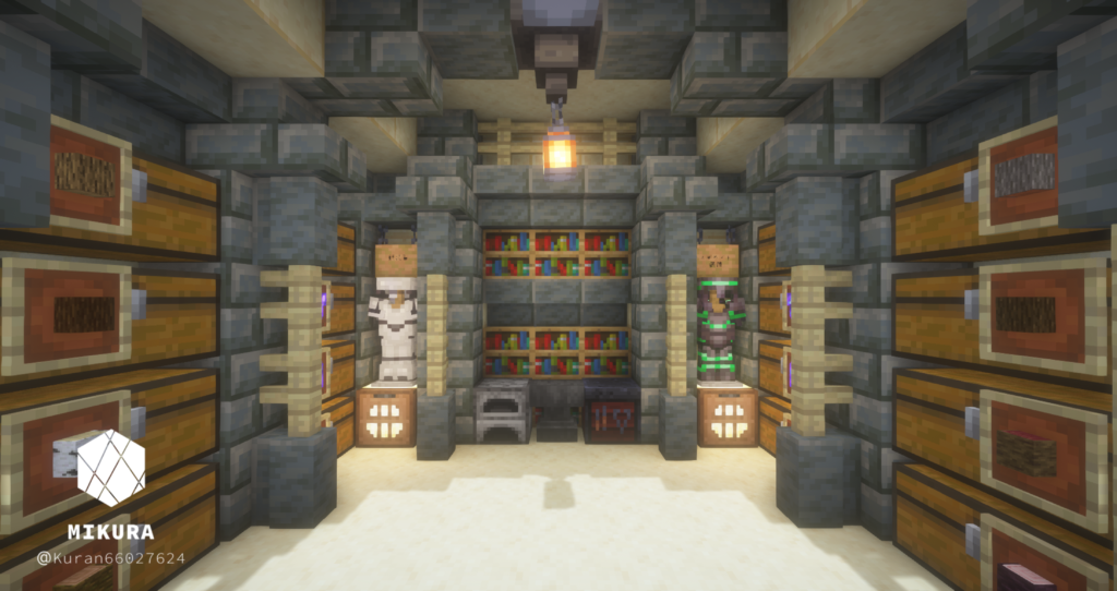 マイクラ おしゃれな倉庫建築方法